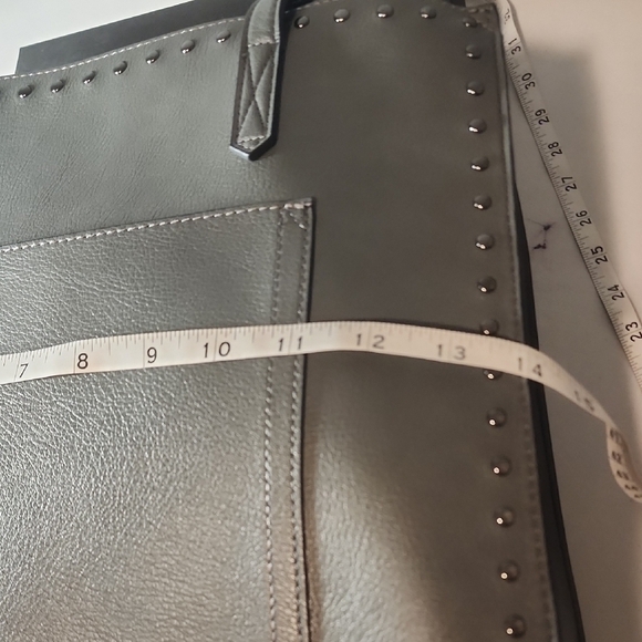 Maurices NWOT Gray Studded Tote Bag - Picture 3 of 10